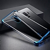 Baseus Glitter Samsung Galaxy S9 Plus Lacivert Kenarl Rubber Klf - Resim: 10