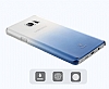 Baseus Gradient Samsung Galaxy Note 5 effaf Mavi Rubber Klf - Resim: 1