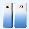Baseus Gradient Samsung Galaxy Note 5 effaf Mavi Rubber Klf - Resim: 5
