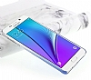 Baseus Gradient Samsung Galaxy Note 5 effaf Mavi Rubber Klf - Resim: 7