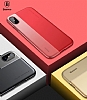 Baseus Half to Half iPhone X / XS Gold Silikon Klf - Resim: 8