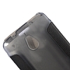 Baseus HTC One Mini Folio Standl nce Yan Kapakl Siyah Klf - Resim: 3