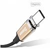 Baseus New Insnap USB Type-C Siyah Manyetik Data Kablosu 1m - Resim: 6