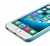 Baseus iPhone 6 Plus / 6S Plus Encounter Kartlkl Deri Mavi Rubber Klf - Resim: 4