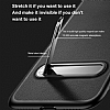 Baseus Happy iPhone 7 Plus / 8 Plus Standl Deri Grnml Silikon Klf - Resim: 3