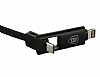 Baseus Lightning & Micro USB Siyah Data Kablosu 1m - Resim: 3
