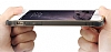 Baseus Rigid Soft iPhone 6 / 6S Gold Metalik Kenarl Silikon Bumper Klf - Resim: 4