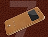 Baseus Simple iPhone 7 Plus Pencereli Manyetik Kapakl Kahverengi Deri Klf - Resim: 7