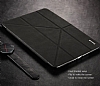 Baseus Simplism Y-Type iPad 9.7 Standl Siyah Deri Klf - Resim: 4