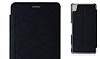 Baseus Sony Xperia Z3 Czdanl nce Yan Kapakl Siyah Deri Klf - Resim: 3