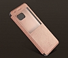 Baseus Sunie Samsung Galaxy Note FE Pencereli Kapakl Silver Deri Klf - Resim: 5