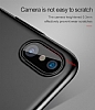 Baseus Thin iPhone X / XS Tam Kenar Lacivert Rubber Klf - Resim: 3