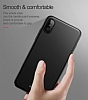 Baseus Thin iPhone X / XS Tam Kenar Siyah Rubber Klf - Resim: 2