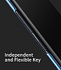 Baseus Thin Samsung Galaxy Note 8 Tam Kenar Lacivert Rubber Klf - Resim: 5