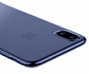 Baseus Simple iPhone X / XS Mavi Silikon Klf - Resim: 2