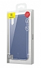 Baseus Simple iPhone X / XS Mavi Silikon Klf - Resim: 5
