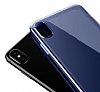 Baseus Simple iPhone X / XS Mavi Silikon Klf - Resim: 3