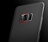 Baseus Wing Samsung Galaxy S8 Plus Ultra nce effaf Siyah Rubber Klf - Resim: 8