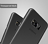 Baseus Wing Samsung Galaxy S8 Plus Ultra nce effaf Siyah Rubber Klf - Resim: 4