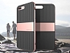 Baseus Travel Case iPhone 7 Plus / 8 Plus Ultra Koruma Dark Silver Klf - Resim: 3
