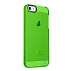 Belkin iPhone SE / 5 / 5S effaf Mat Yeil Sert Rubber Klf - Resim: 4