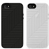 Belkin iPhone SE / 5 / 5S Flex Siyah Beyaz kili Silikon Klf - Resim: 3