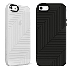 Belkin iPhone SE / 5 / 5S Flex Siyah Beyaz kili Silikon Klf - Resim: 2