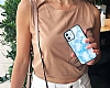 Dafoni Hologram Samsung Galaxy S8 Plus Beyaz Mermer Desenli Klf - Resim: 1