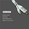 bix iData Micro SD Kart Okuyuculu Lightning Data ve arj Kablosu 20cm - Resim: 3