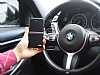 BMW iPhone 7 / 8 nce Yan Kapakl Siyah Karbon Klf - Resim: 1