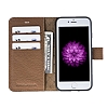Bouletta Magic Wallet iPhone 7 / 8 Standl Kapakl Floater Tan Gerek Deri Klf - Resim: 4