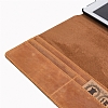 Burkley Cover Wallet Folio Apple iPad Pro 9.7 Antique Camel Gerek Deri Klf - Resim: 4