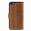 Burkley Magnetic iPhone 6 / 6S Czdanl Gerek Deri Brown Klf - Resim: 3