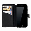 Burkley Magnetic iPhone 6 / 6S Czdanl Gerek Deri Rolex Black Klf - Resim: 5