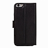 Burkley Magnetic iPhone 6 / 6S Czdanl Gerek Deri Rolex Black Klf - Resim: 1