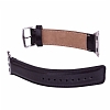 Burkley Padded Leather Apple Watch Rustic Black Gerek Deri Kordon (42 mm) - Resim: 2