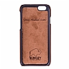 Burkley Snap-on iPhone 6 / 6S Gerek Deri Special Burnished Rubber Klf - Resim: 1