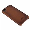 Burkley Snap-on iPhone SE / 5 / 5S Gerek Deri Burnished Tan Rubber Klf - Resim: 4