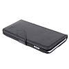 Burkley Wallet iPhone 6 / 6S Standl Kapakl Gerek Deri Rustic Black Klf - Resim: 6