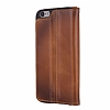 Burkley Wallet iPhone 6 / 6S Standl Kapakl Gerek Deri Special Burnished Klf - Resim: 2