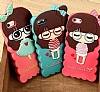 Candy House iPhone SE / 5 /5S Cute Girl Su Yeili Silikon Klf - Resim: 5