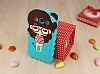 Candy House Samsung i9300 Galaxy S3 Sleepy Girl Yeil Silikon Klf - Resim: 1