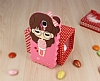 Candy House Samsung i9500 Galaxy S4 Sleepy Girl Pembe Silikon Klf - Resim: 1