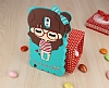 Candy House Samsung N9000 Galaxy Note 3 Sleepy Girl Su Yeili Silikon Klf - Resim: 1