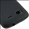 Capdase HTC Sensation XE Siyah Silikon Klf - Resim: 1