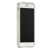 Case Mate Brilliance iPhone 6 / 6S Silikon Kenarl Silver Tal Rubber Klf - Resim: 5