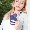 Case Mate Glam iPhone 6 / 6S Silikon Kenarl Simli Mor Rubber Klf - Resim: 1