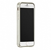 Case Mate Glam iPhone 6 / 6S Silikon Kenarl Simli Gold Rubber Klf - Resim: 3