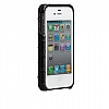 Case-Mate iPhone 4 / 4S Madison Deri Arka Kapak - Resim: 3