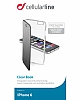 Cellular Line Clear Book iPhone 6 / 6S Deri Kapakl Gold Klf - Resim: 1